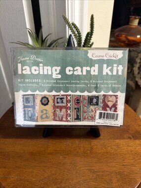 Cosmo Cricket Lacing Card Kit "Family" - NIP